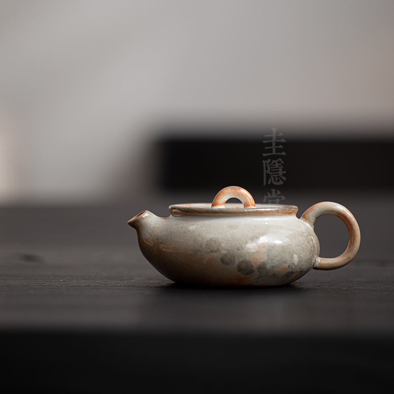 圭隐堂志野烧陶瓷泡茶壶