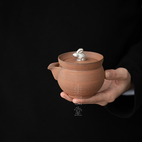 圭隐堂老岩泥中式复古小茶壶