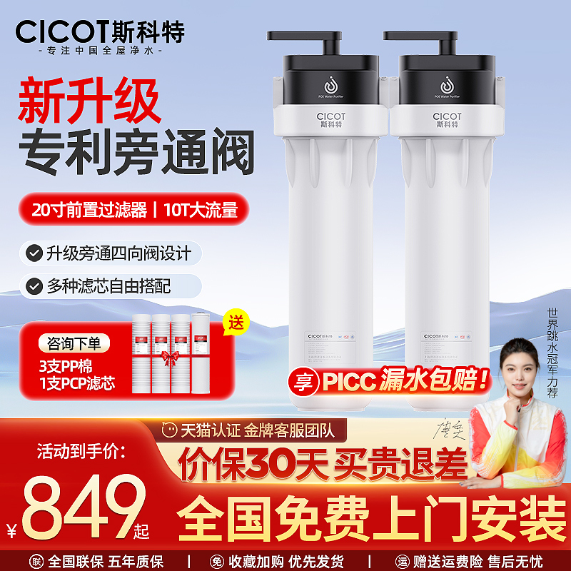 cicot斯科特反冲洗前置过滤器