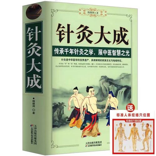 针灸大成 正版 原文集注白话解完整版杨继洲艾灸中医针灸基础理论临床医学大全针灸学全集内经甲乙经校释灸绳董氏奇穴析要书籍