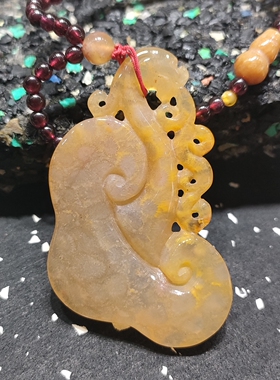 天然菊花石 珊瑚玉吊坠男女款  玉化满花彩色珊瑚玉吊坠优惠价