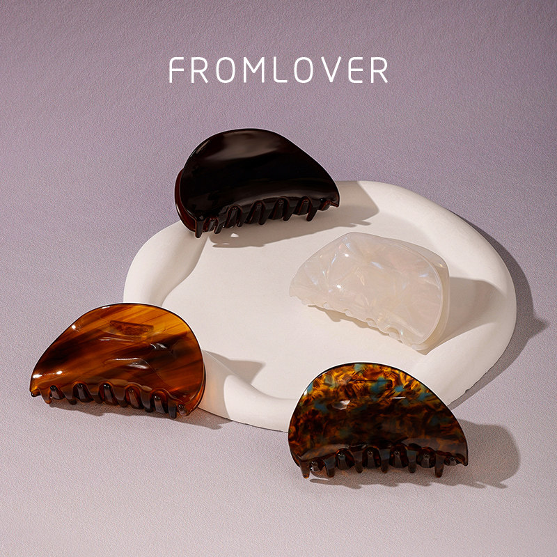 从爱之名新品醋酸板材抓夹鲨鱼夹气质半扎发高颅顶发饰新款发抓,饰品/流行首饰/时尚饰品新,发饰,淘宝优惠券,粉丝福利购,淘宝优惠卷