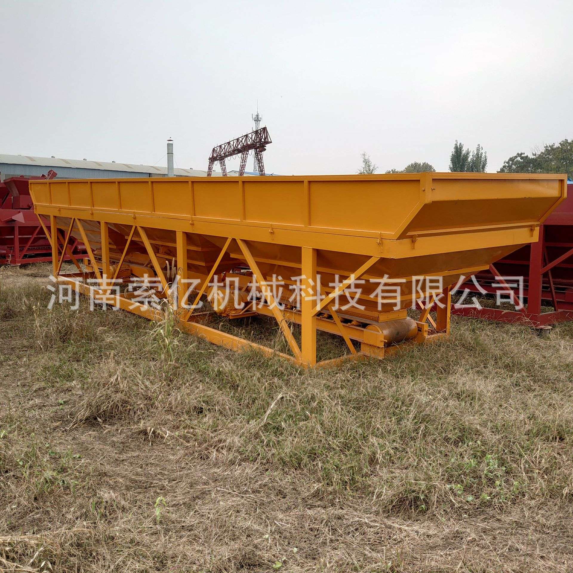 全自动PLD600搅拌站配料仓 两仓配料机 沙石传送带式混凝土配料机