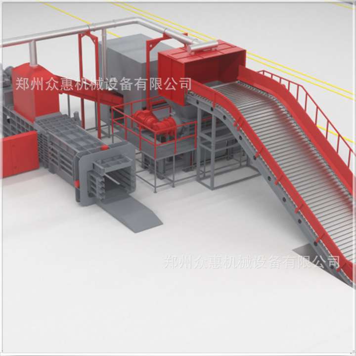 众惠生活垃圾筛分机装修垃圾分拣设备建筑装潢混合垃圾处理生产线