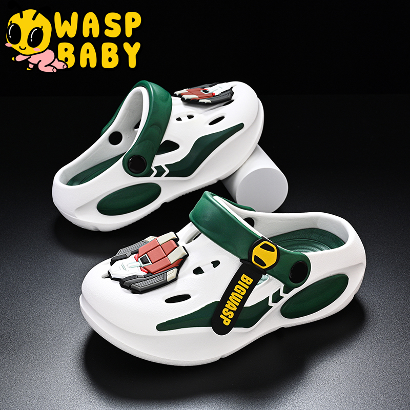 WASPBABY儿童男童四季洞洞鞋软