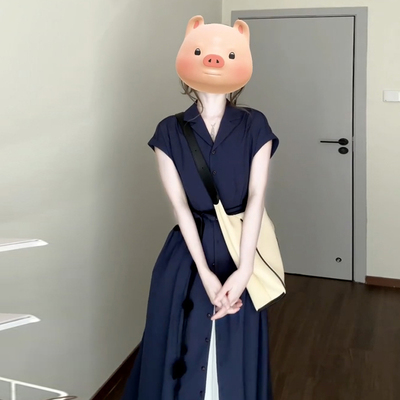 海边度假风新中式连衣裙