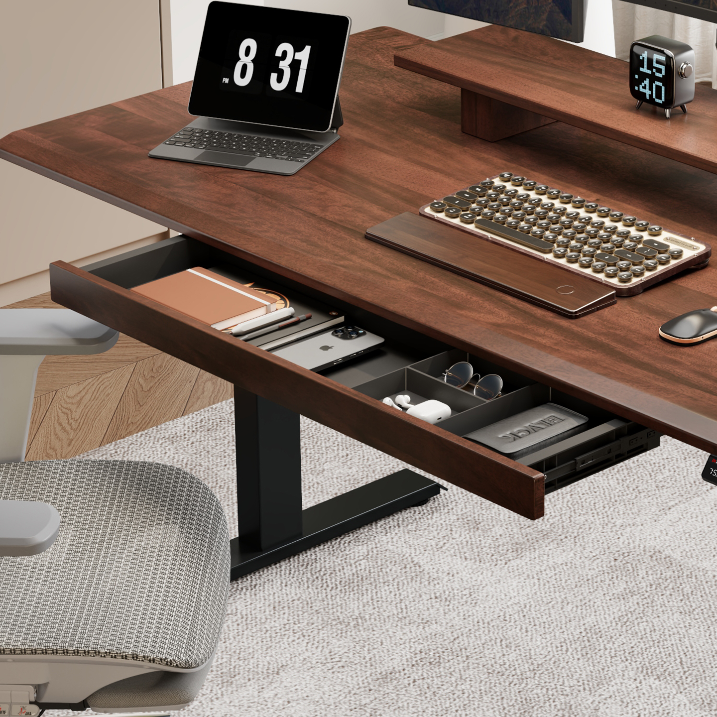 名造通用桌下抽屉收纳