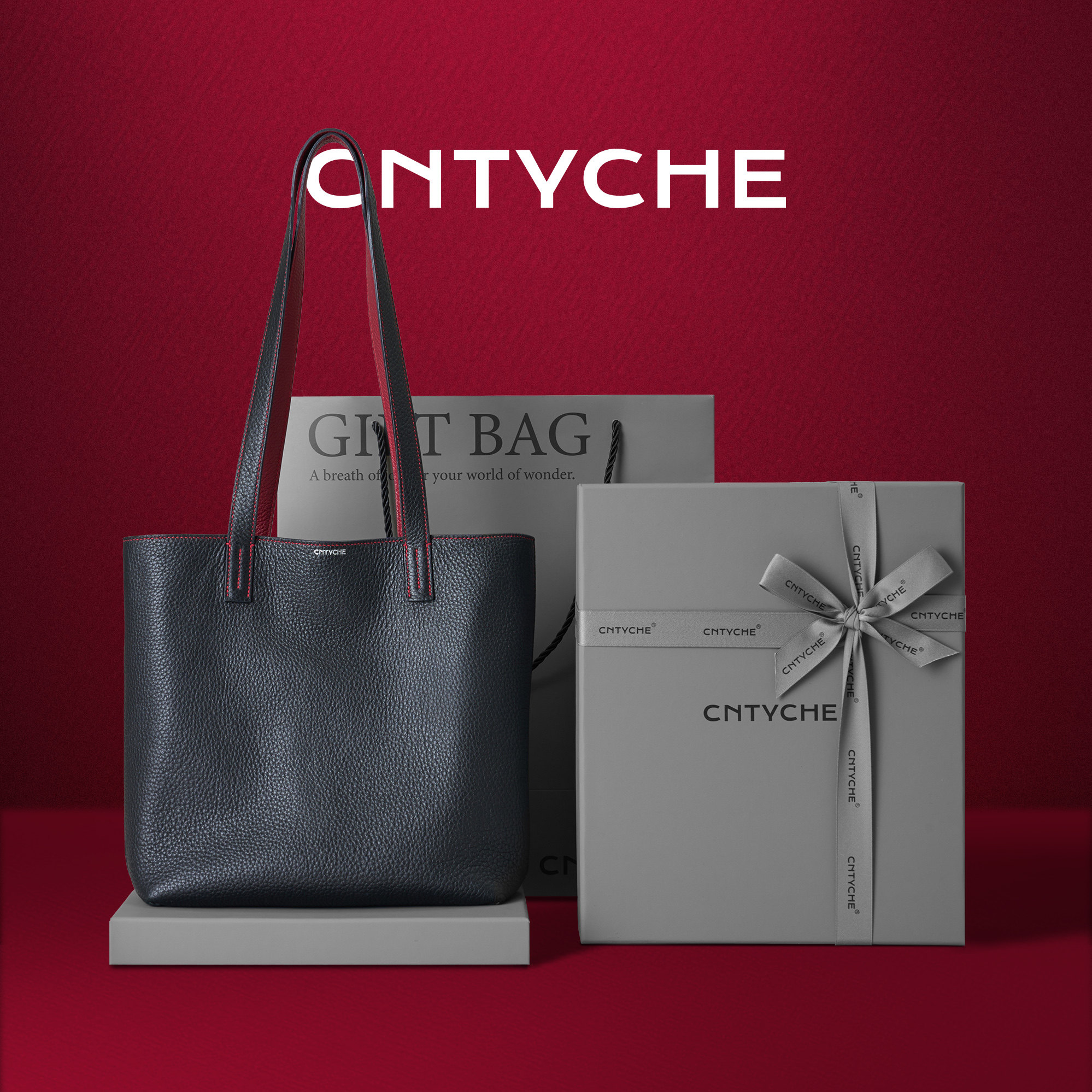 【新年礼物】堤喀新款鹿皮托特包惊喜礼物手提包送女友老婆爱人,箱包皮具/热销女包/男包,手拿包,淘宝优惠券,粉丝福利购,淘宝优惠卷