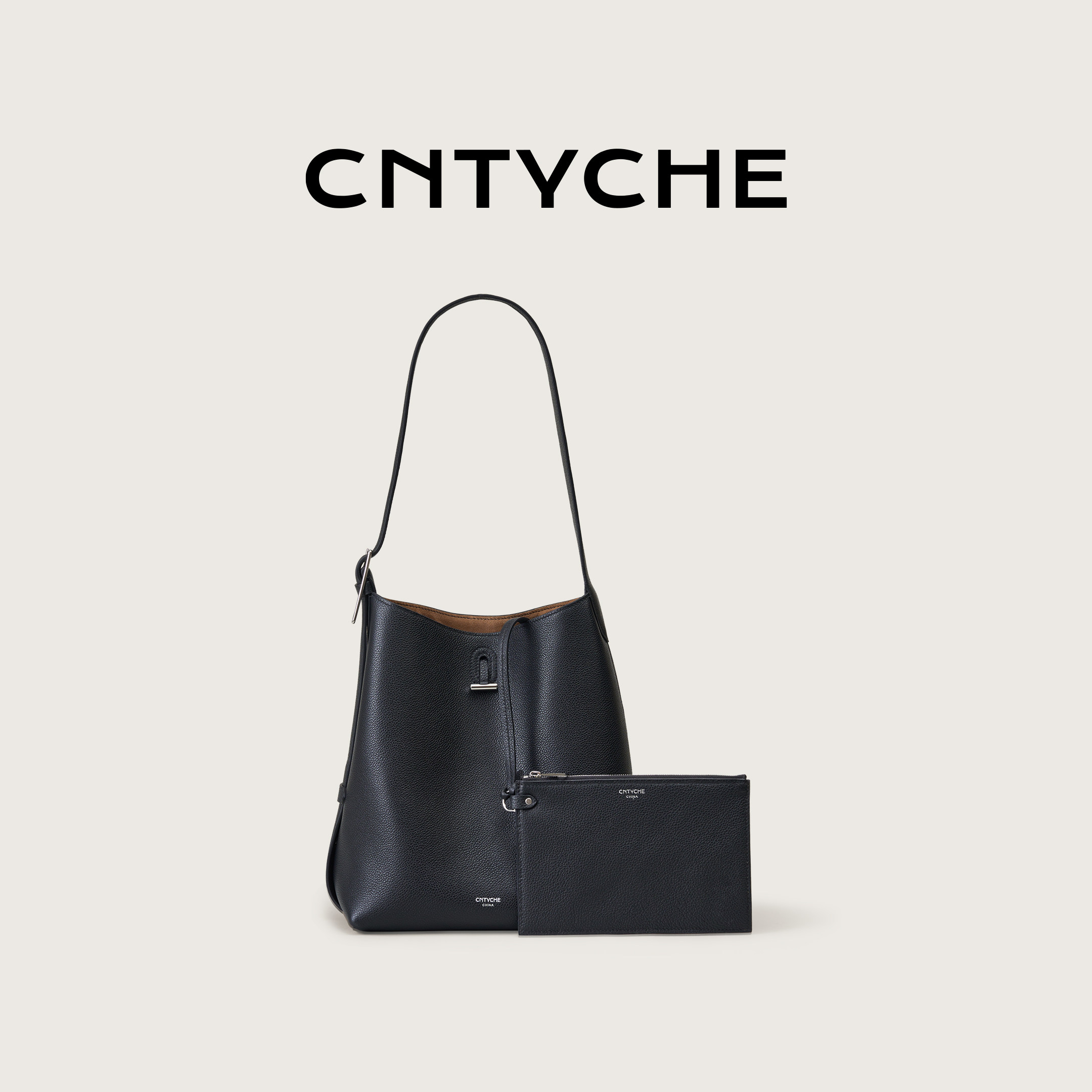 CNTYCHE/堤喀进口牛皮2026新款松弛感hobo包单肩斜挎水桶包斜挎女,箱包皮具/热销女包/男包,腋下包,淘宝优惠券,粉丝福利购,淘宝优惠卷