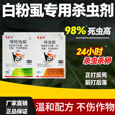 白粉虱杀虫药专用花上的特效花卉植物白虫子花草花药除杀虫剂通用