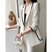 休闲英伦风气质高级感西服套装 女欧货新款 套装 2026早春秋白色西装
