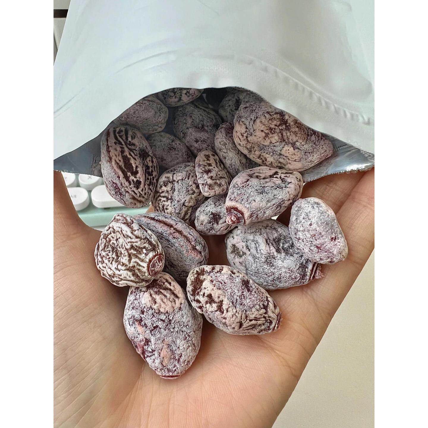 云南软籽梅无籽软梅子酸甜话梅粒话梅肉话梅干无核青梅干果肉蜜饯