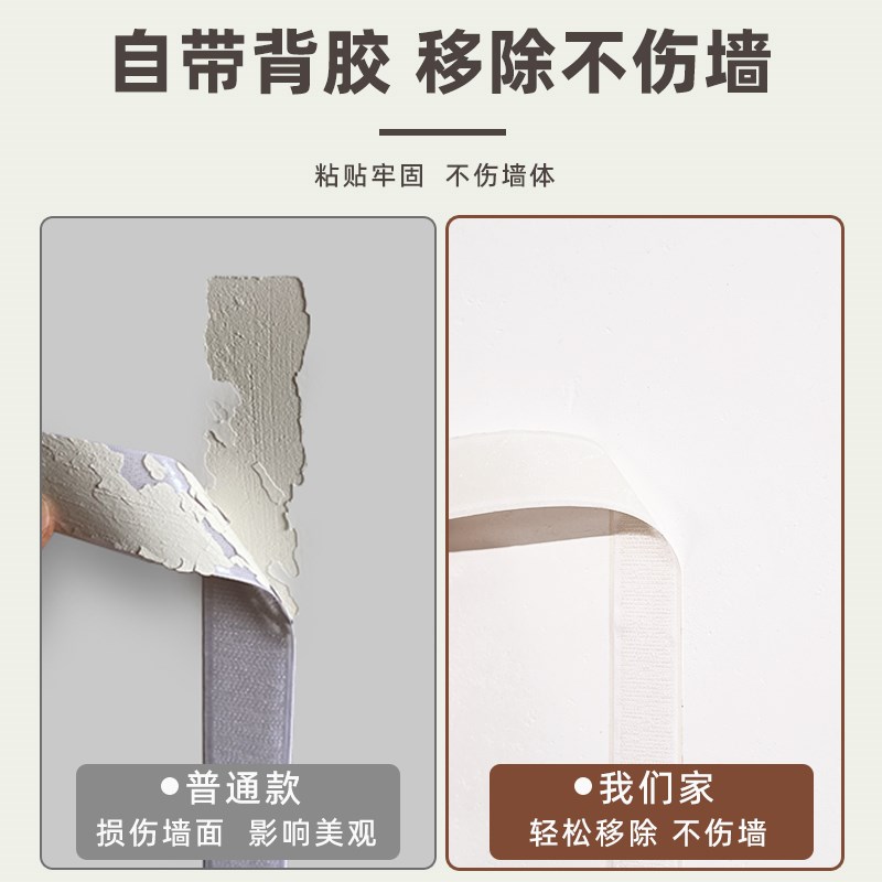 现货速发可移除快乐熊照片墙装饰创意背景板毡墙贴墙面装饰家庭相