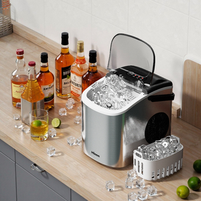 惠康制冰机家用小型学生宿舍15kg迷你户外小功率全自动冰块制作机