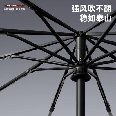 40骨全自动雨伞男士折叠超大号三人晴雨两用黑胶防晒太阳伞女加大