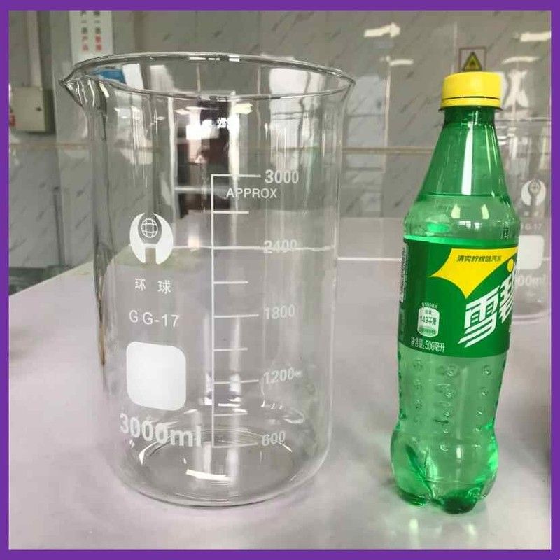 大容量2000ml水杯带刻度玻璃杯烧杯500ml玻璃大烧杯刻度杯耐高温图片