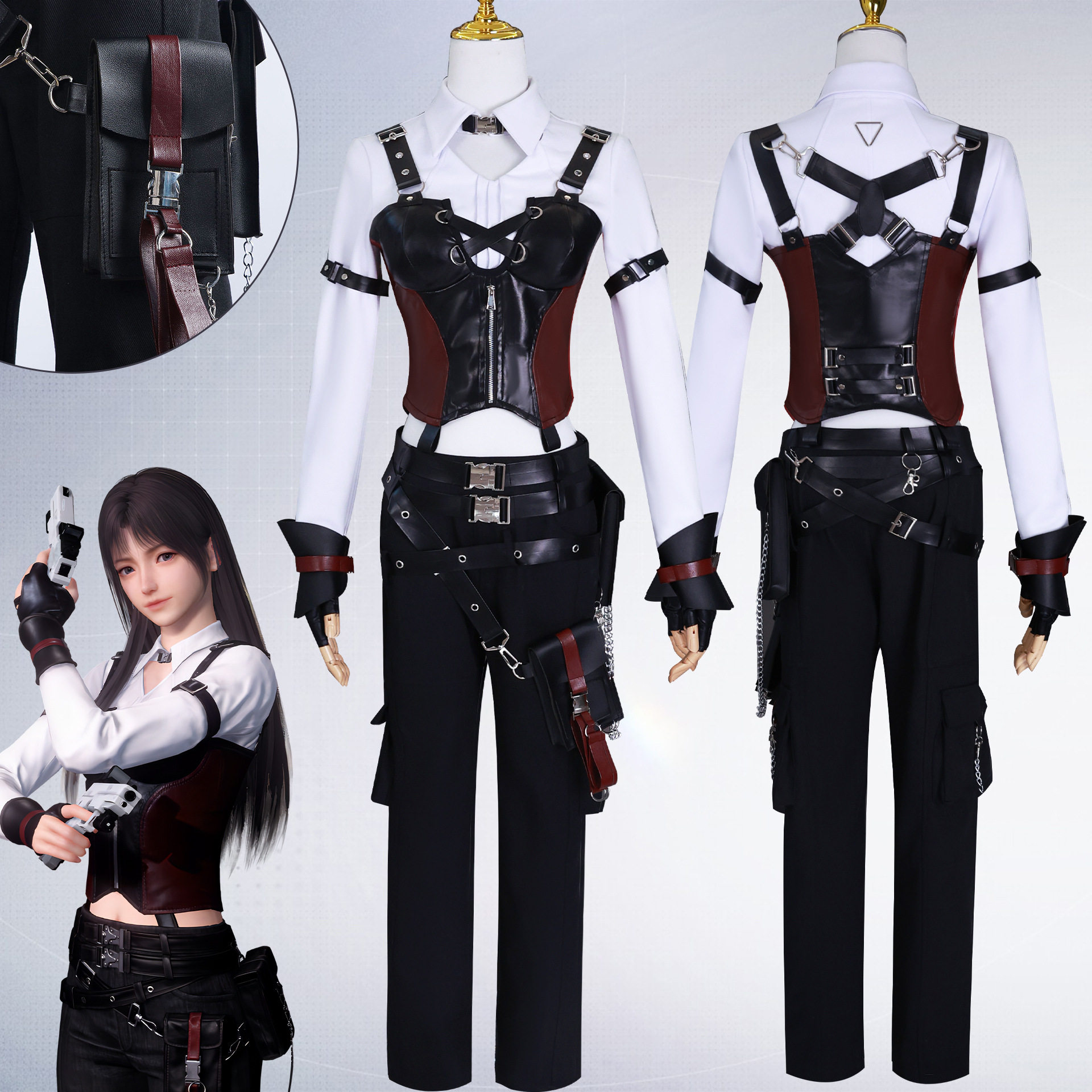 恋深空女主猎人小姐cos服猎人裤装cosplay恋与深空套装