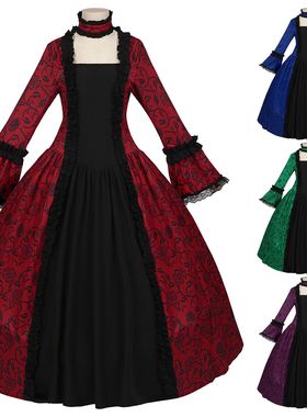 万圣节新款维多利亚宫廷礼服PartyDress亚马逊Ebay女裙