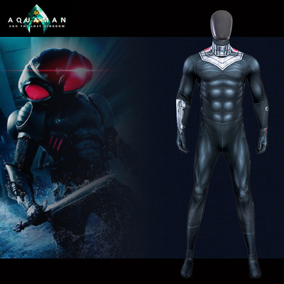 点雅海王2反派黑蝠鲼cos服紧身衣失落的王国同款男全套c服