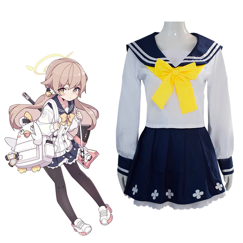 鑫漫源碧蓝档案cos日步美cos服水手制服游戏碧蓝档案cosplay服装