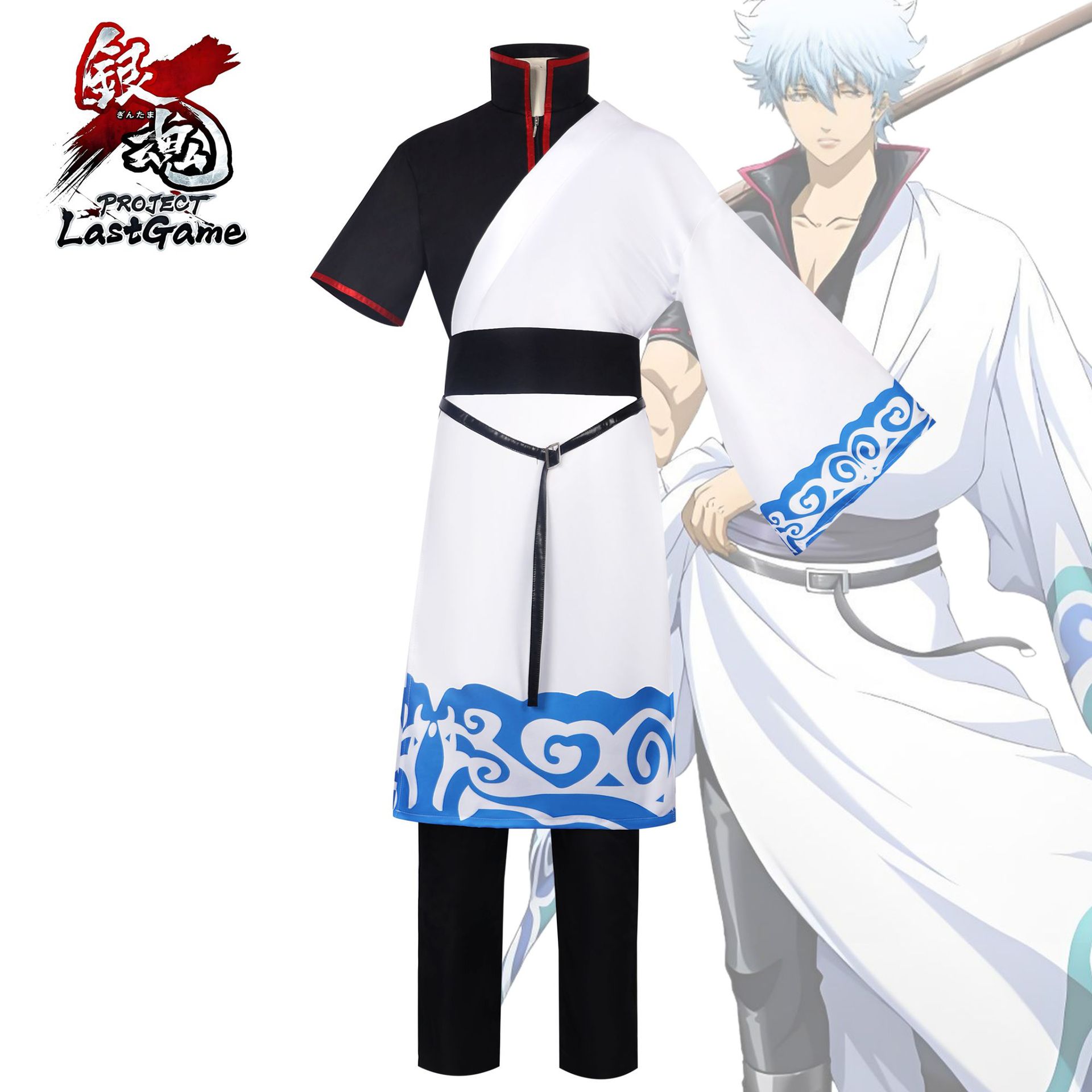 银魂cos服Sakata Gintoki白夜叉坂田银时cosplay动漫服装演出服