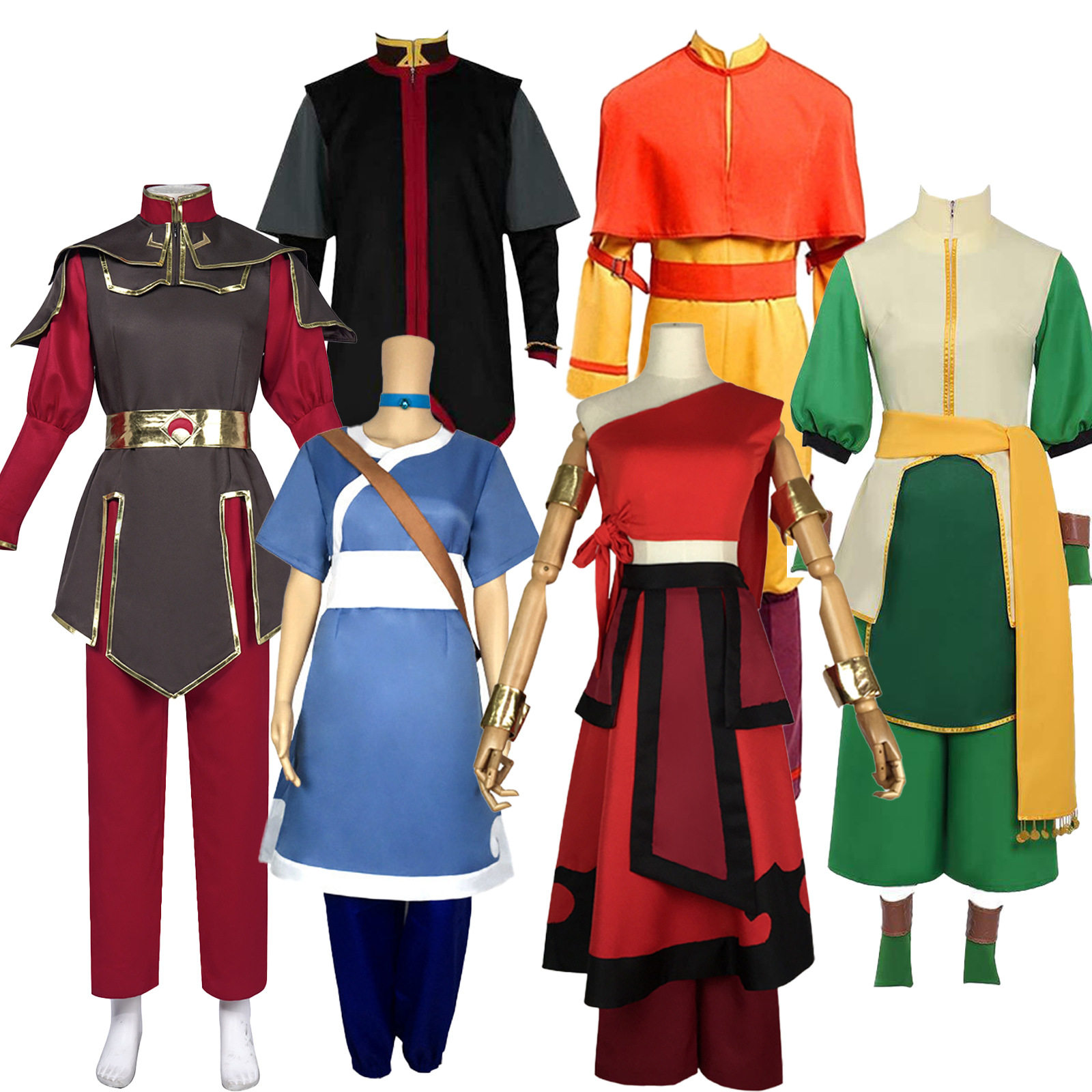 卡塔拉cos蓝色服装 降世神通卡塔拉cosplay服装 舞台表演服