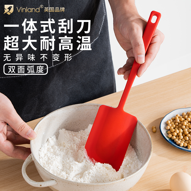 速发硅胶刮刀酱焙用油一体式抹烘铲厨房耐高温大号家奶刮勺软刮板