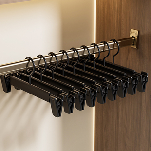 速发裤架夹子裤夹衣架裤子专用家用无痕强j防滑晾k挂衣不锈钢裙夹