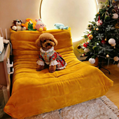 毛毛虫懒人沙发togo卧室客厅懒人奶油可躺可睡休闲阳台单人沙发椅