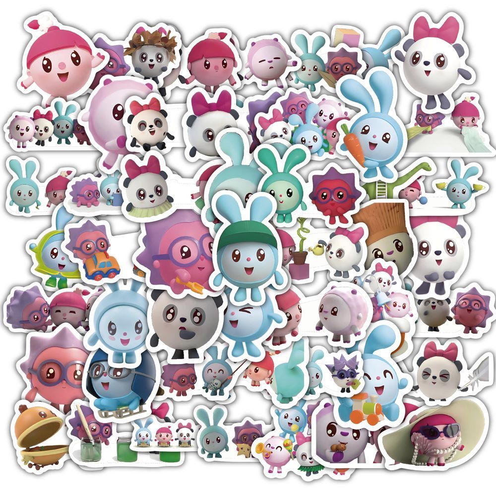 236张瑞奇宝宝贴纸儿童动画周边创意新款DIY装饰水杯玩具防水贴画