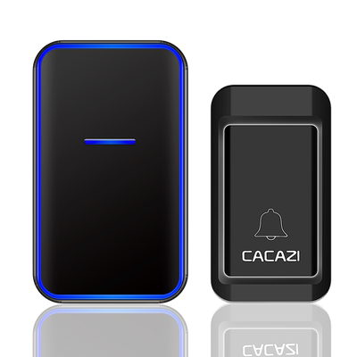 CACAZI/卡佳斯FA68一拖二拖一门铃不用电池自发电家用无线门铃远