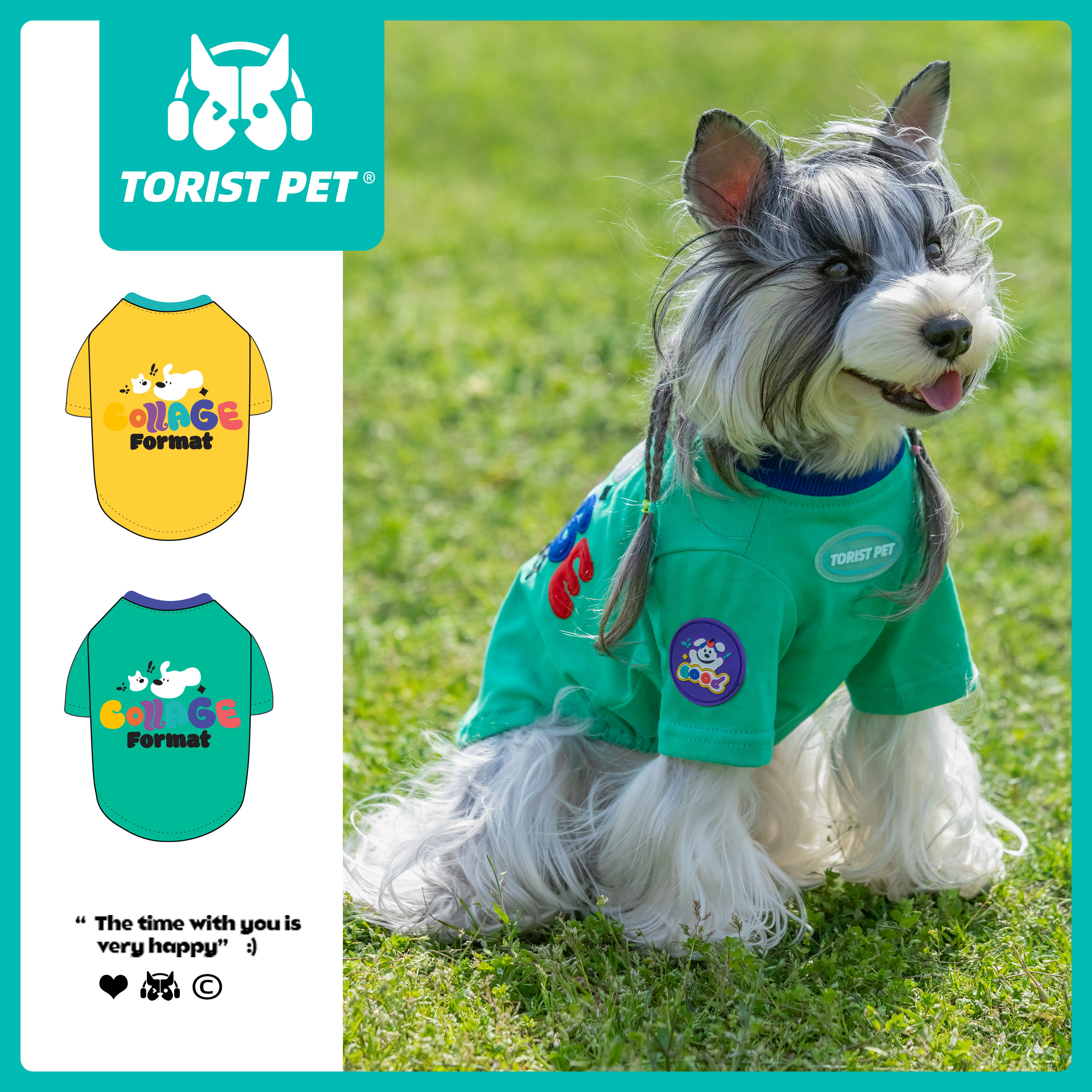 TORIST PET泰迪狗狗衣服春夏宠物小型犬雪纳瑞比熊马尔泰春装薄款