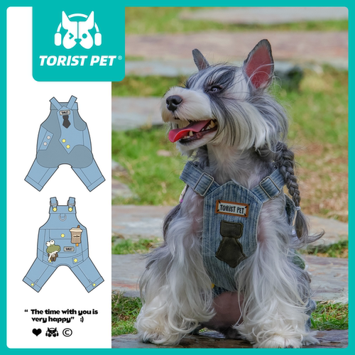 TORISTPET狗狗公仔卡通背带裤