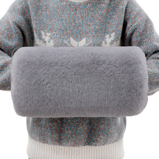 手捂子暖手宝插手筒送中老年人礼物皮质暖宝宝 加厚毛绒保暖袖 包邮