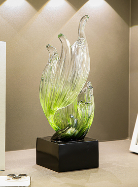 速发轻奢风生示起玄关摆件客厅酒水柜展柜抽象创意艺术品开业装饰