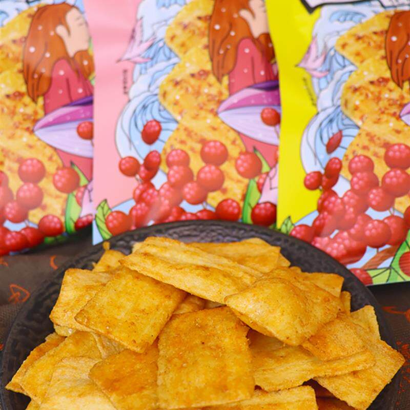 正宗LuYi香脆米袋散装咸椒香脆米香脆米椒盐辣零食办公室休闲膨品