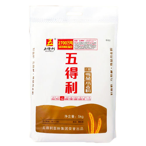 五得利七星雪晶面粉5kg面粉包子馒头饺子馄饨凉皮家用粉10斤正品