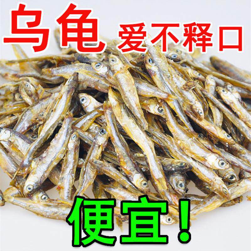 正宗龟淡水无盐鱼干巴西龟鳄龟宠物鱼龟干食品仓鼠食品猫零食饲料
