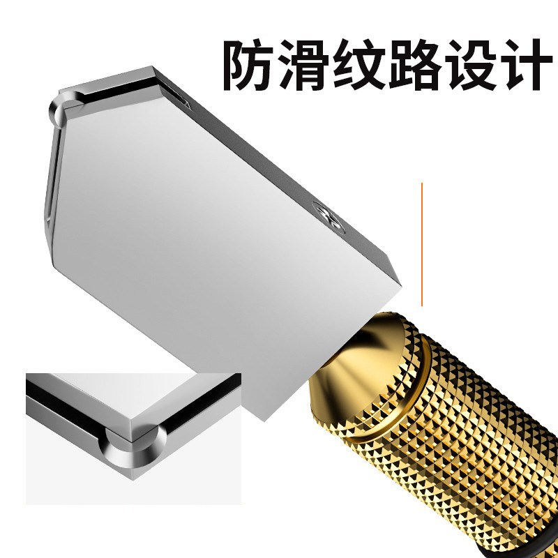 速发多功能割玻璃刀金刚石划厚玻璃家用裁镜子切瓷砖刀滚轮划刀头
