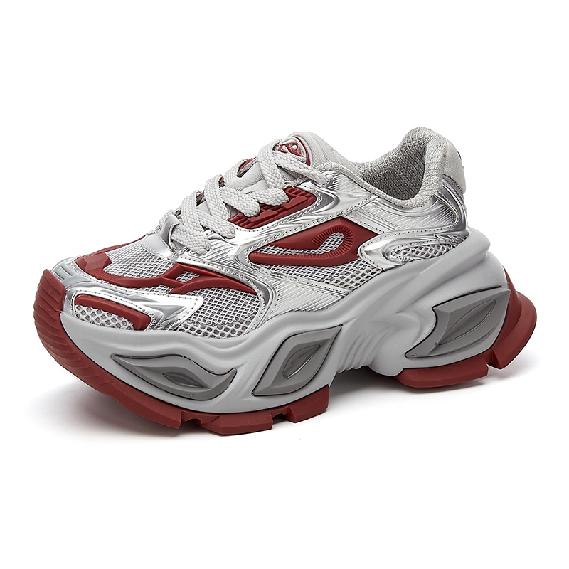 异瞳猫眼老爹鞋男汪苏泷同款机甲风增高透气网面秋冬休闲运动鞋女