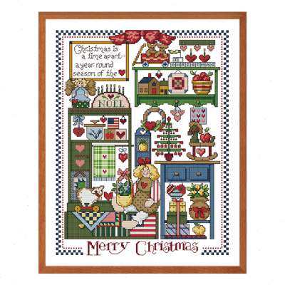 针爱99 简约现代十字绣 2023新款小幅刺绣自己绣手工客厅卧室小件