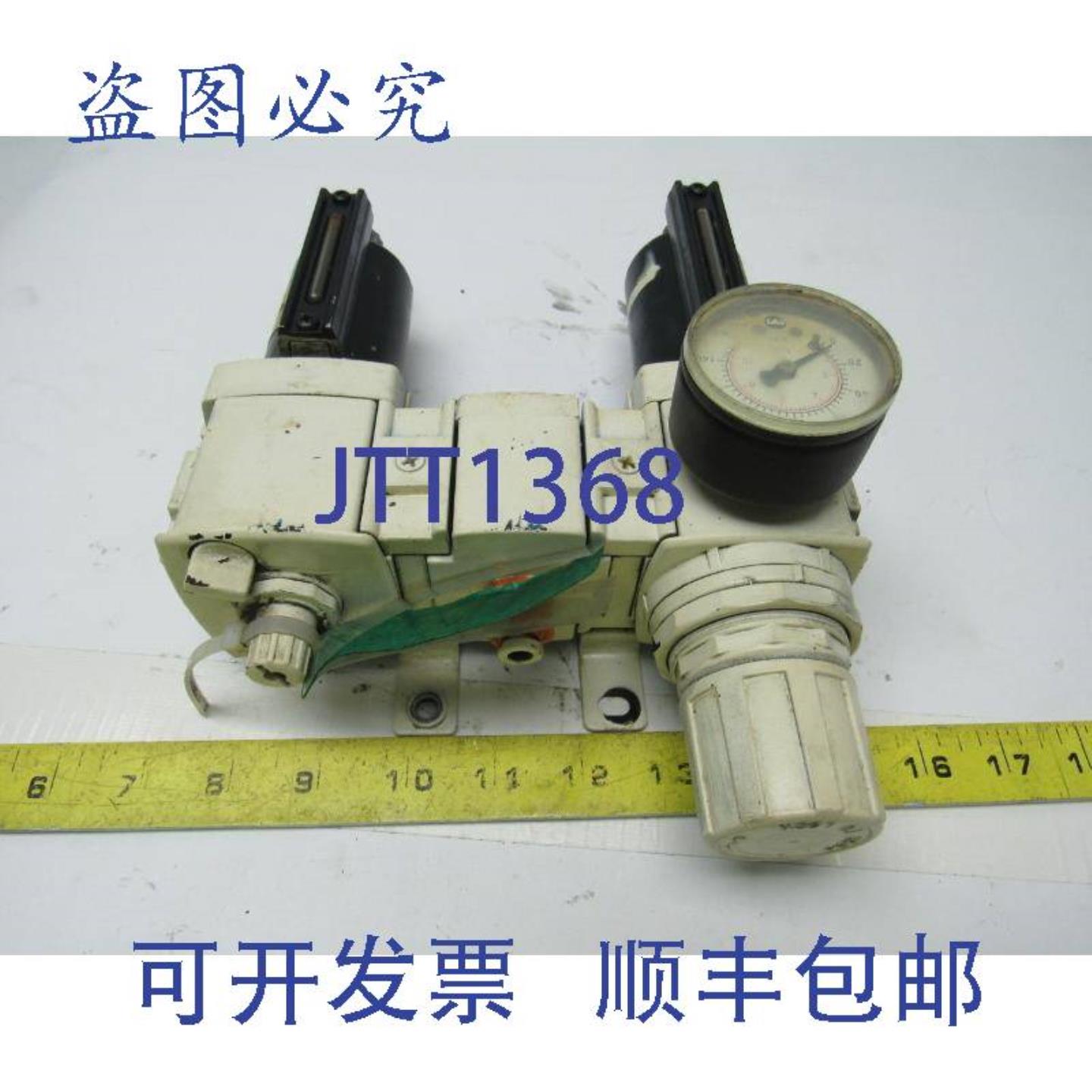 供应直列式过滤器调节器润滑器FRL铝制滤杯12英寸端口0-160PSI