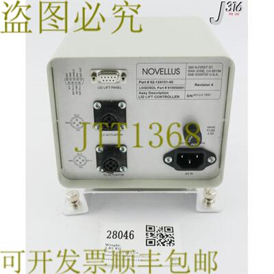 供应28046 NOVELLUS带盖灯具910050001 02-124151-00