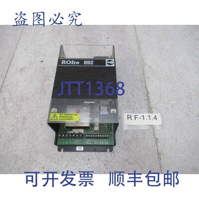 原装供应Rossmanith Rofre 892501 转换器 1.1 kW 输入 1 相 输出