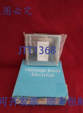 供应HERITA BRASS R02968W-RJ45 抛光铬白色 RJ45 板
