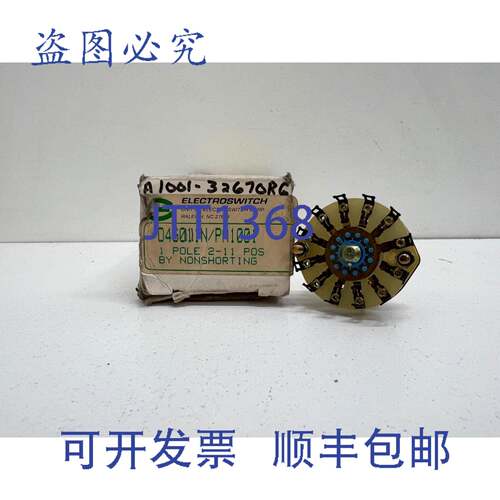 现货供应ELECTROSWITCH 单极 2-11 开关 D4G011N/PA1001