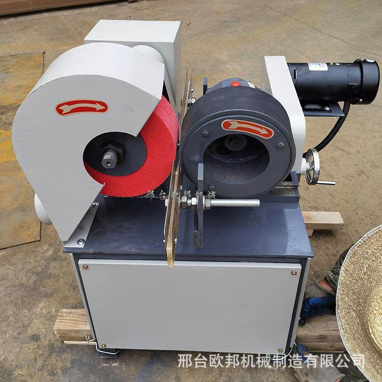 小型圆管抛光机套筒外圆拉丝机直径2-80mm无极调速代替人工打磨机