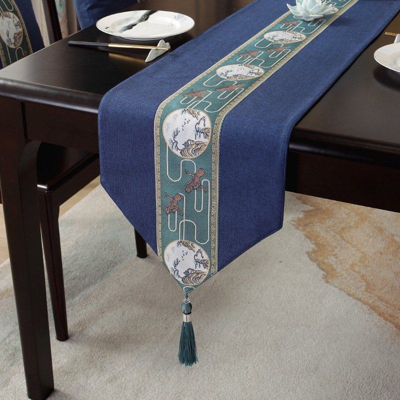 新中式桌旗禅意棉麻防水茶席茶台布艺长条茶几桌布茶桌垫现代床旗,居家布艺,桌旗,淘宝优惠券,粉丝福利购,淘宝优惠卷