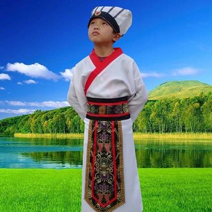 三国演义诸葛亮儿童古装汉服草船借箭鲁肃周瑜衣服刘备关羽演出服