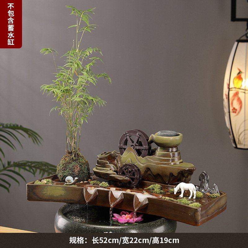 鱼缸鱼池鱼盆喷泉流水器水缸景观瀑布摆件造景循环水过滤装饰配件,家居饰品,装饰摆件,淘宝优惠券,粉丝福利购,淘宝优惠卷